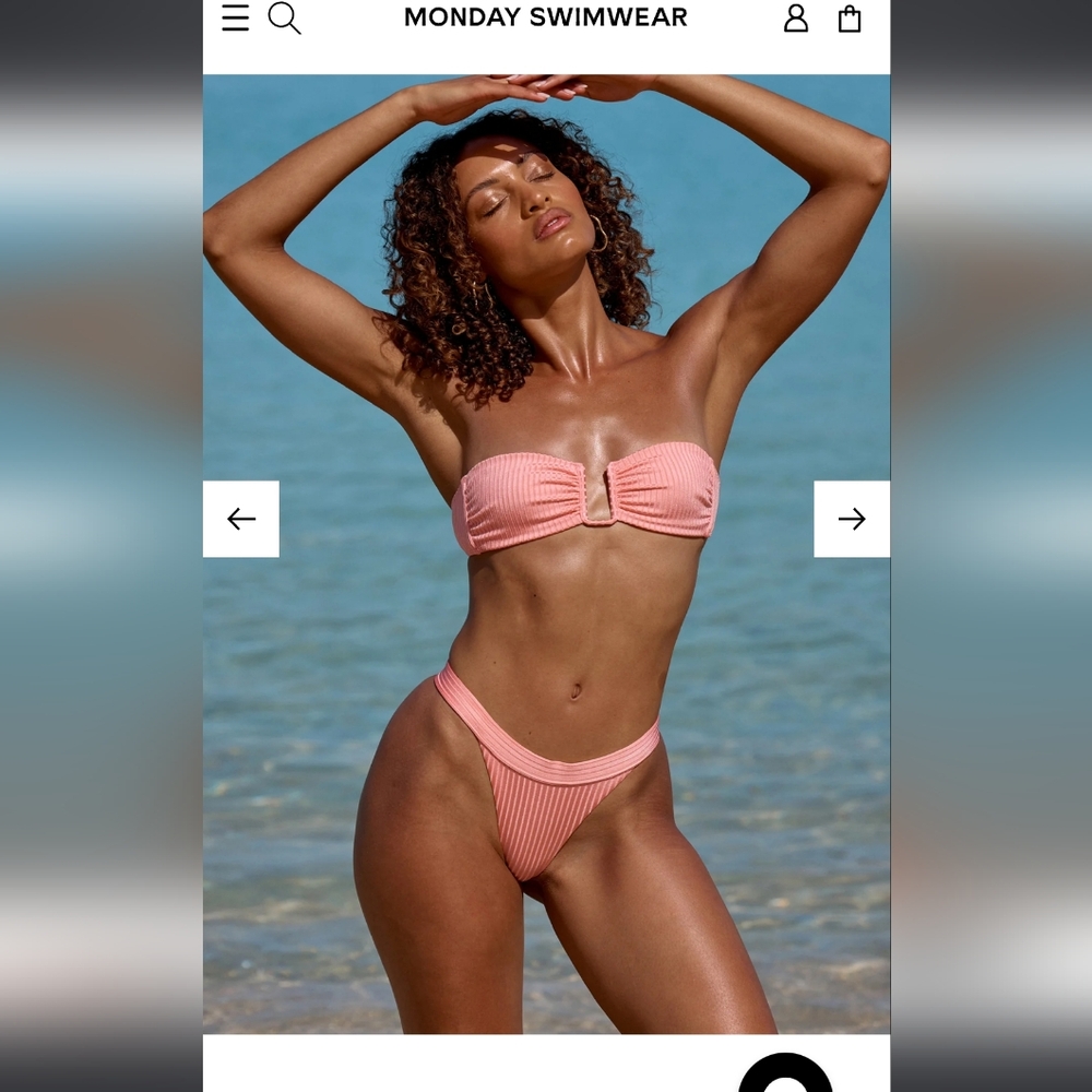 NWT Monday swimwear Santorini bottoms